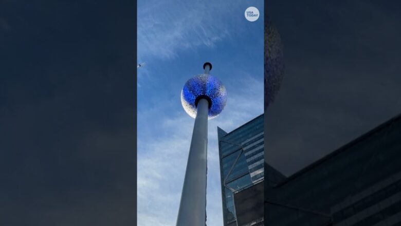 Times Square’s New Year’s Eve ball got a makeover. It now has 5,280 crystals