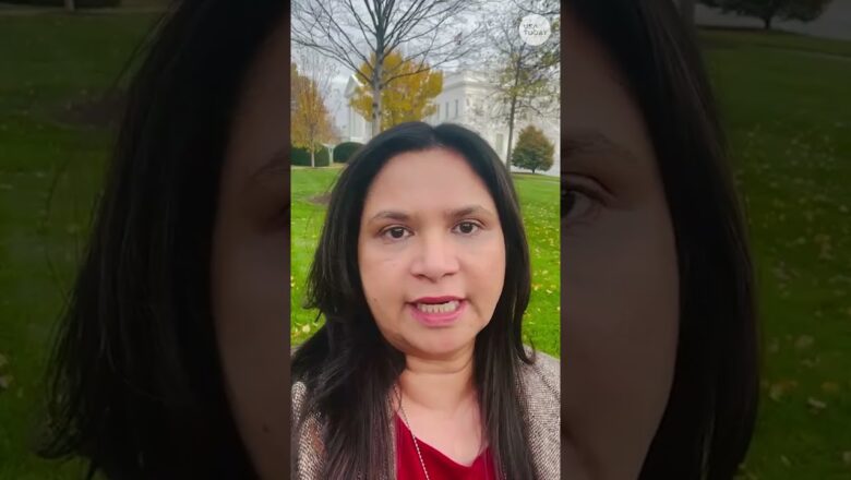 USA TODAY reporter outside of White House ahead of Trump-Mamdani meeting