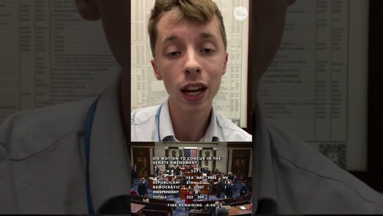 USA TODAY reporter Zachary Schermele takes a look at the House voting to end the shutdown