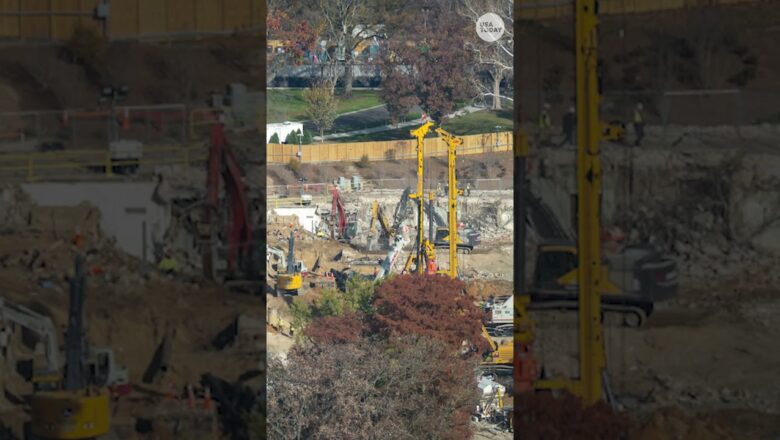 View from the Washington Monument spots White House East Wing demolition progression