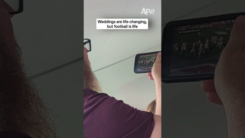 Weddings are life-changing, but football is life