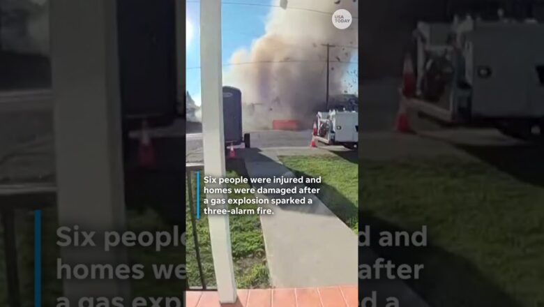 6 injured after gas explosion, fire in San Francisco Bay Area