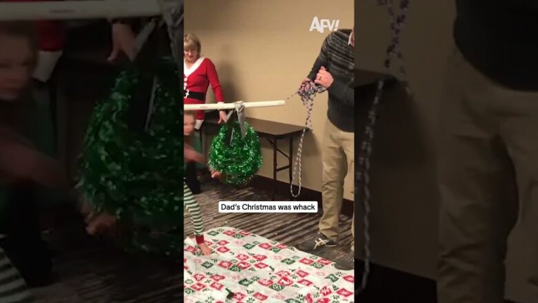 Dad’s Christmas was whack