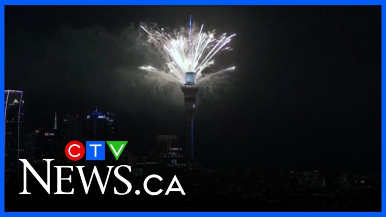 Happy New Year! Auckland, New Zealand rings in 2026