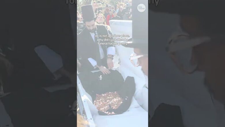 Hundreds pay their respects at penny funeral in DC