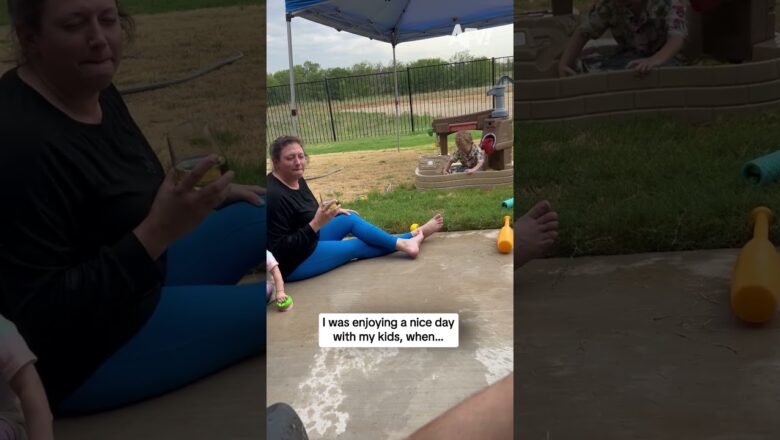 I was enjoying a nice day with my kids, when…