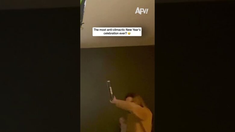 Is this the most anti-climactic New Year’s celebration ever? 😅