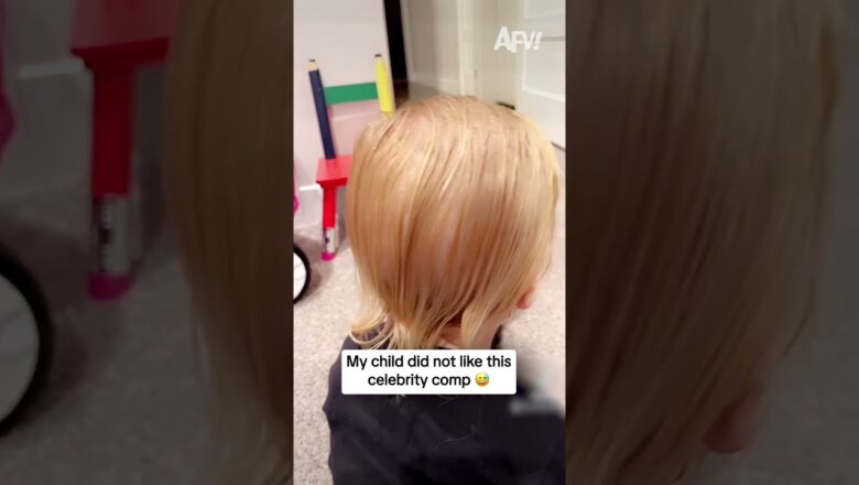 My child did not like this celebrity comp 😅