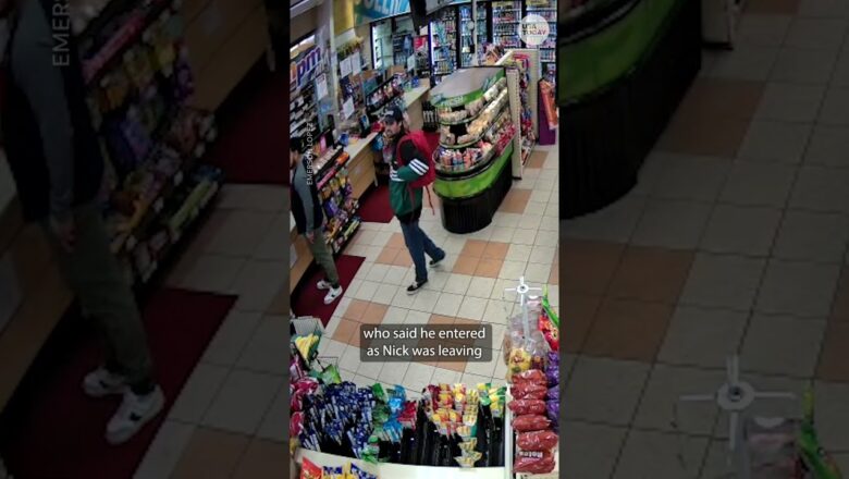 Nick Reiner seen on surveillance camera at gas station prior to arrest