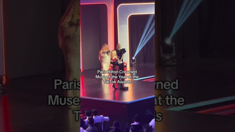 Paris Hilton Crowned Muse of the Year at the TikTok Awards