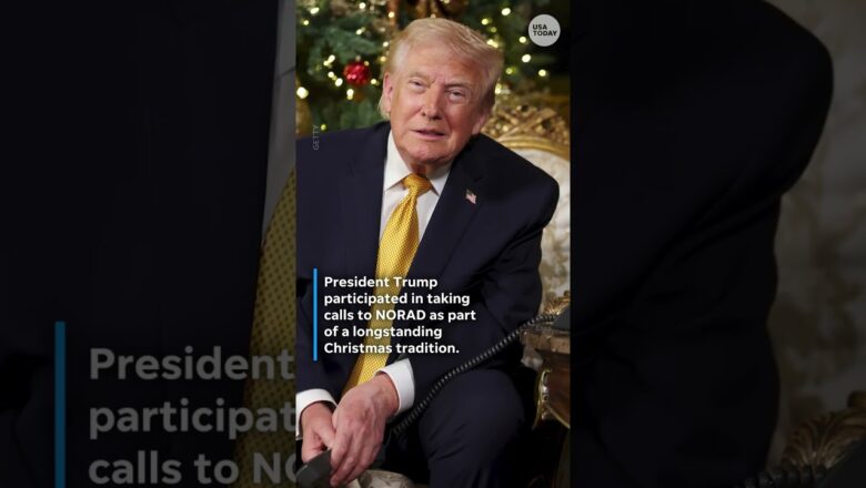 President Trump makes NORAD Santa Claus calls ahead of Christmas