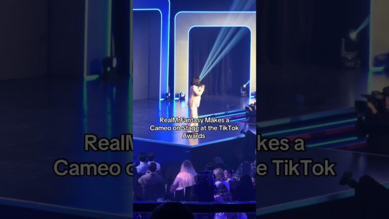 RealMrFantasy Makes a Cameo on Stage at the TikTok Awards