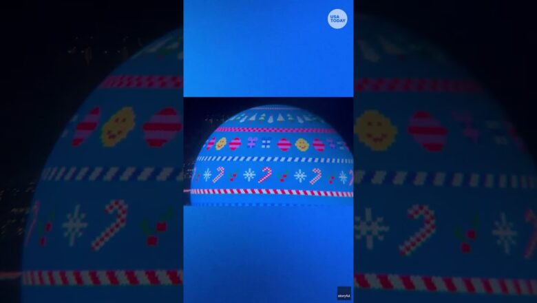 The Sphere Las Vegas gets festive for the Holidays