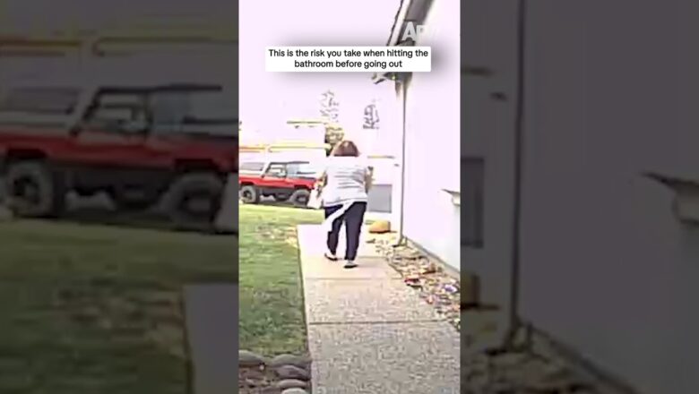 This is the risk you take when hitting the bathroom before going out