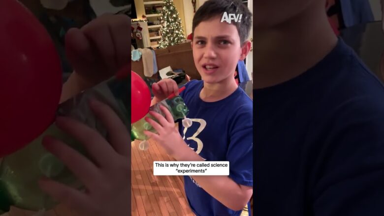 This is why they’re called science “experiments”