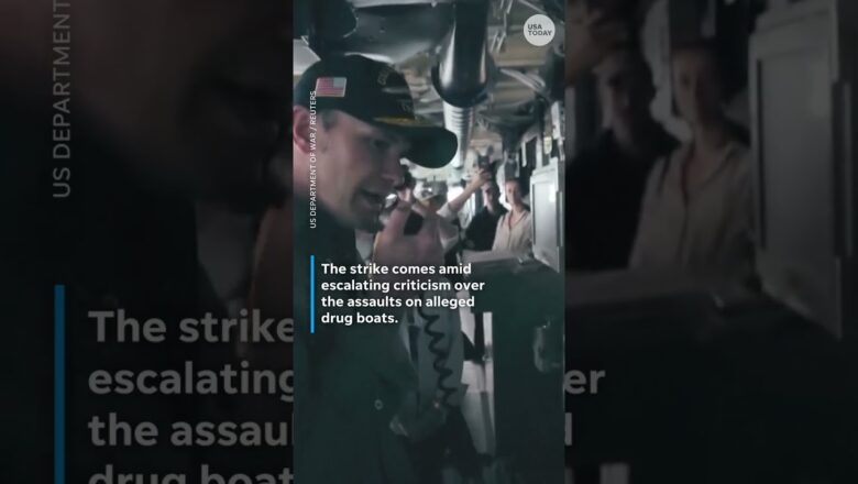 US kills 4 in latest suspected drug boat strike #Shorts