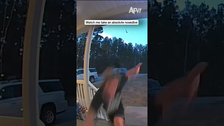 Watch me take an absolute nosedive