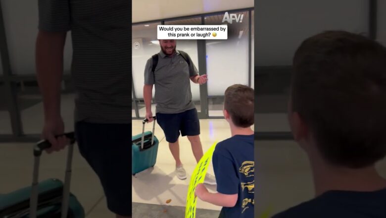 Would you be embarrassed by this prank or laugh? 😅