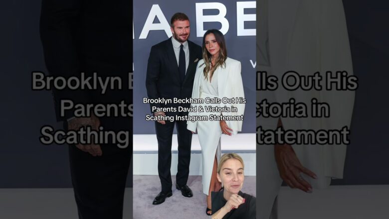Brooklyn Beckham Addresses Ongoing Feud With David and Victoria Beckham