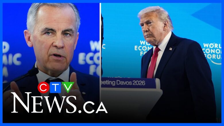 ‘Canada lives because of the United States – remember that’ | Trump takes aim at Carney’s WEF speech