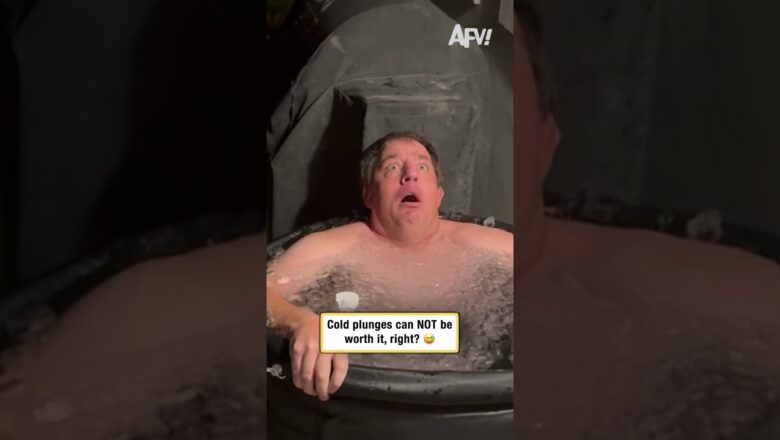 Cold plunges can NOT be worth it, right? 😅