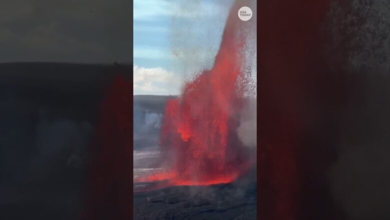 Hawaii’s Kīlauea erupts, spews lava fountains, see video