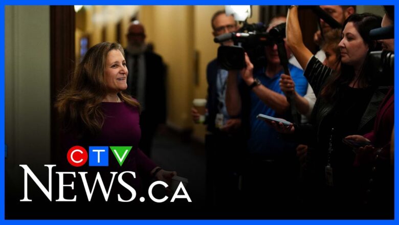 How could Chrystia Freeland stepping down affect the Liberals?