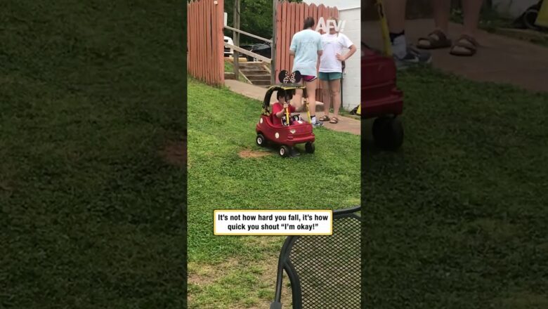 It’s not how hard you fall, it’s how quick you shout “I’m okay!”