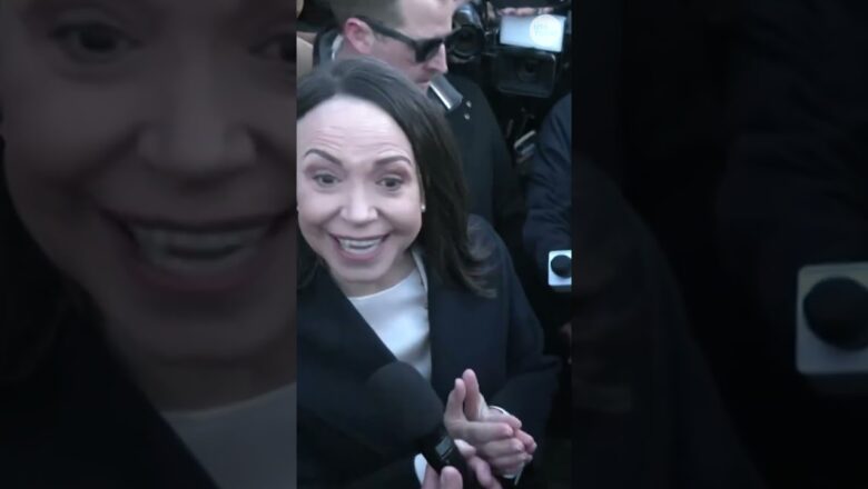 Machado says she presented Trump with her Nobel Peace Prize medal