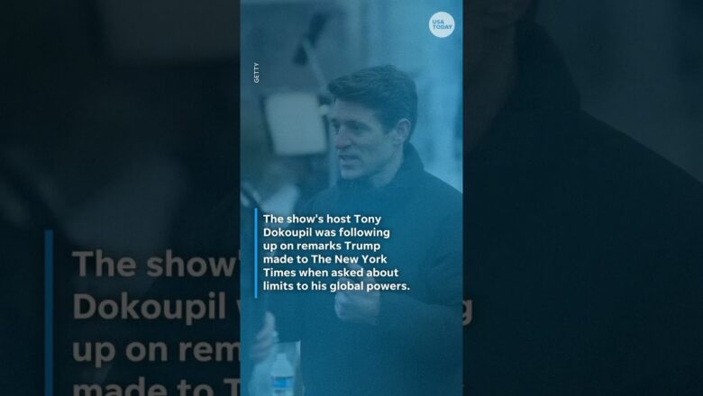 President Trump says his domestic power is limited by his ‘morality’