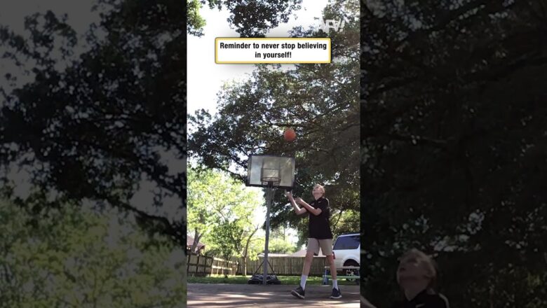 Reminder to never stop believing in yourself!