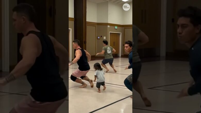 Small dancer goes viral for hula with adults at Hawaiian dance school