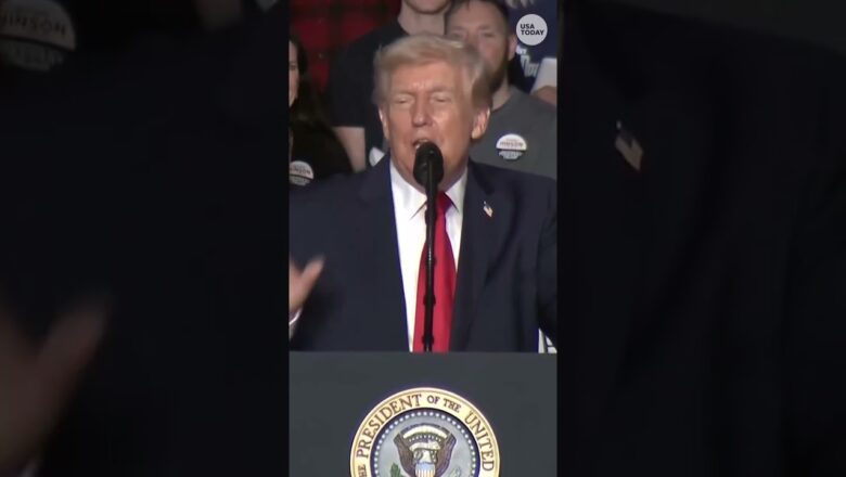 Trump interrupted by protesters, calls them ‘paid agitators’