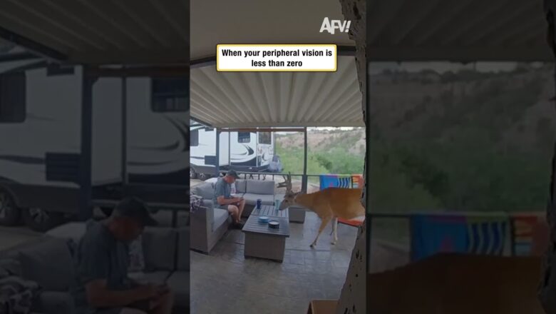 When your peripheral vision is less than zero