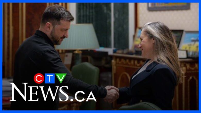 Zelenskyy names Chrystia Freeland as Ukraine’s economic advisor