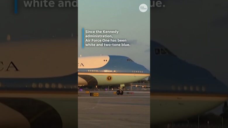 Air Force One gets new color scheme in first update since JFK