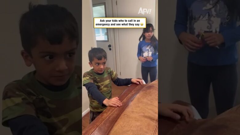 Ask your kids who to call in an emergency and see what they say 😂