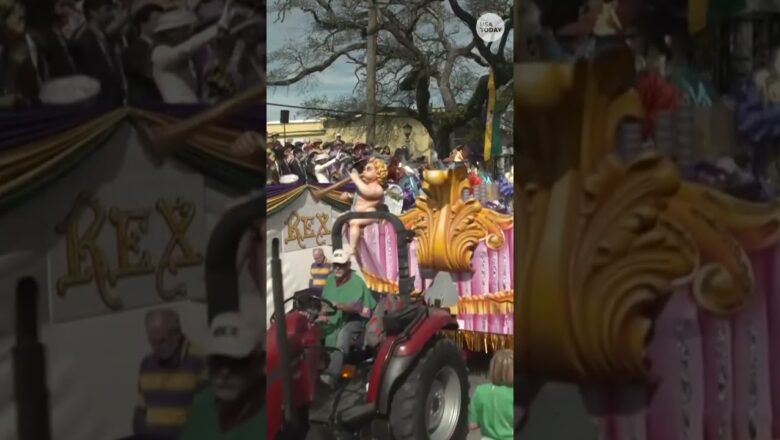 Fat Tuesday celebrated in New Orleans with Mardi Gras’ Rex Parade