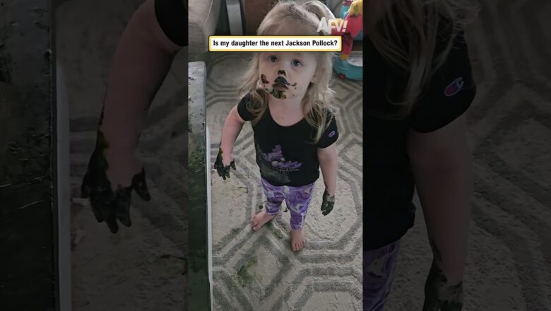 Is my daughter the next Jackson Pollock?