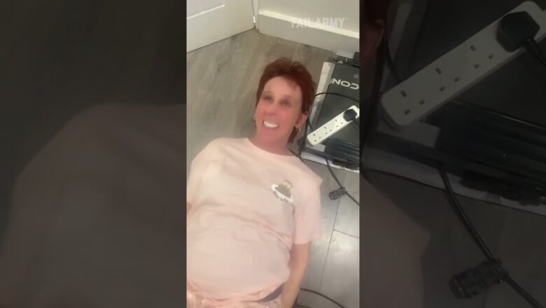 Mom On Shaking Machine Nearly Loses Dentures
