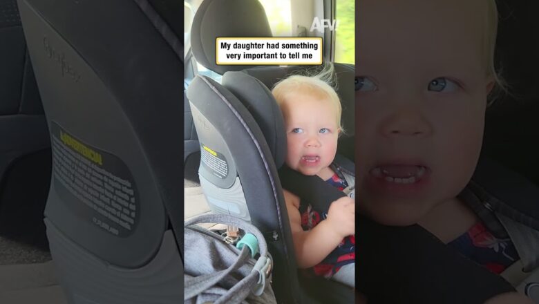 My daughter had something very important to tell me