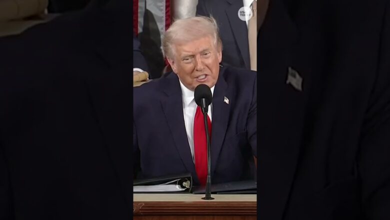 President Donald Trump boasts on tax cuts during State of the Union 2026 speech