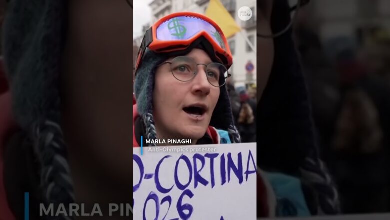 Protesters in Milan denounce impact of Winter Olympics