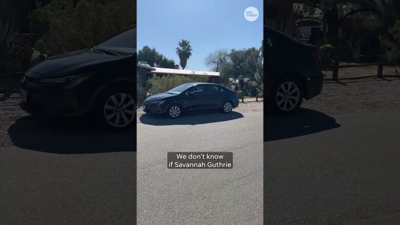 Reporters gather outside daughter of Nancy Guthrie’s house