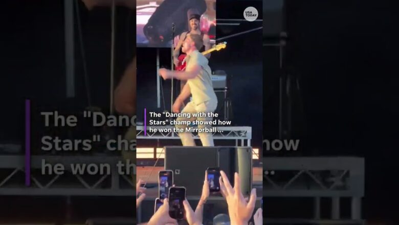 Robert Irwin stuns crowd with surprise dance moves in Australia