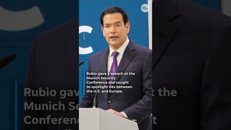 Rubio says US, Europe ‘belong together’ at Munich Security Conference