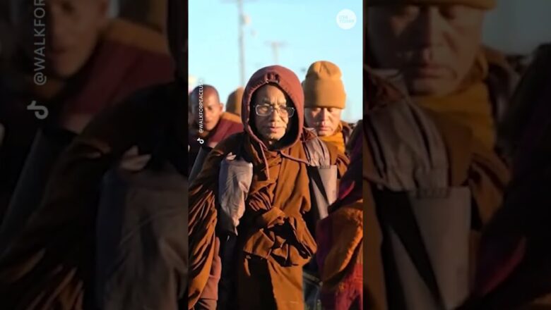 See Buddhist monks, Aloka conclude 2,300-mile ‘Walk for Peace’