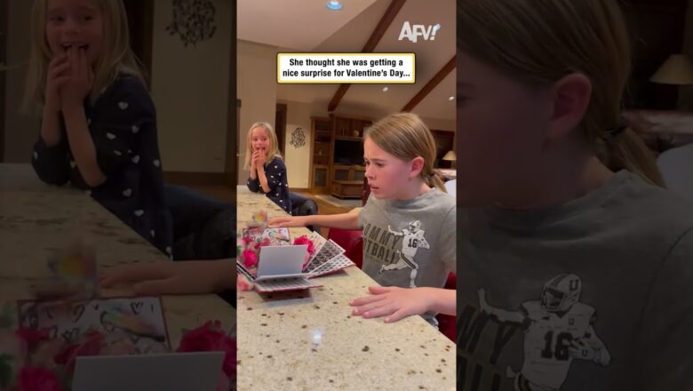She thought she was getting a nice surprise for Valentine’s Day…