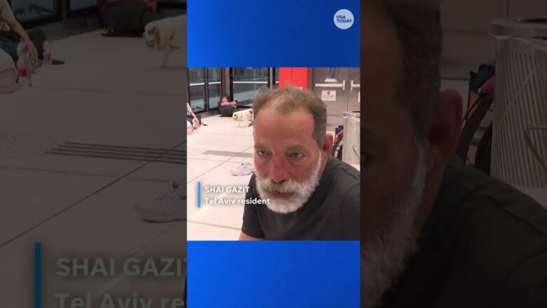 Sirens blare across Israel as civilians take shelter after Iran threats