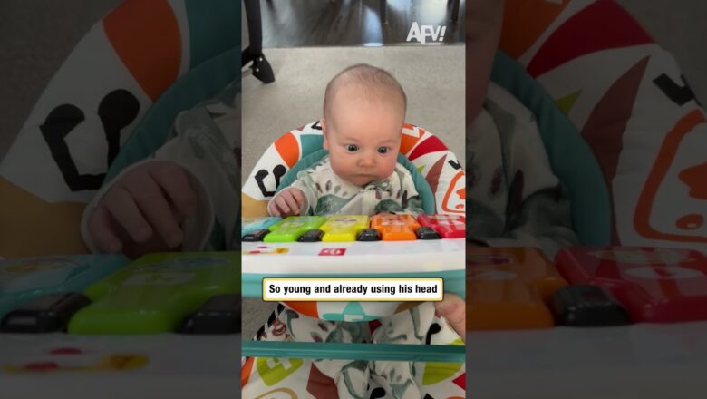 So young and already using his head